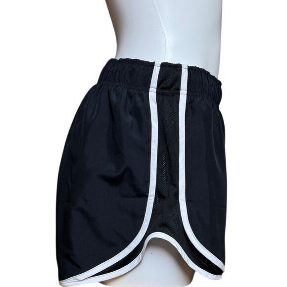 Nike Tempo Women's Mid Rise Running Shorts Black White Medium - Picture 6 of 6